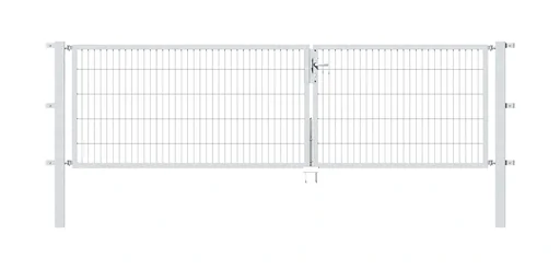 "Doppeltor Flexo mit Zubehör, feuerverzinkt, Breite 350 cm, Höhe 100 cm, PF: 80x80cm image"
