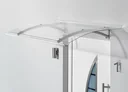 Pultvordach Typ PT Secco, 2000 x 900 x 220 mm, Edelstahl -16 kg