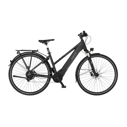 "Damen E-Bike Trekking, 28 Zoll, Rahmengröße 49cm, 10-Gang Kettenschaltung, graphit metallic matt, VIATOR 6.0i image"