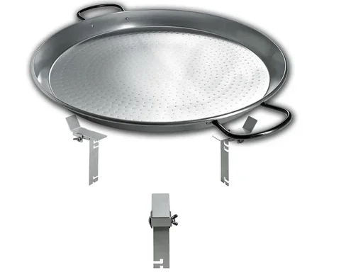 "PAN BBQ Set - für Smokin Pizzaring: 47 / 50cm - die XXL Pfanne für Paelle, Reibekuchen und vieles mehr image"