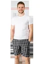 Short mit Cargotasche, Farbe marine/kariert, Gr.M