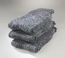 Outdoor Socken im 3er Pack, schwarz meliert, Größe 43/46