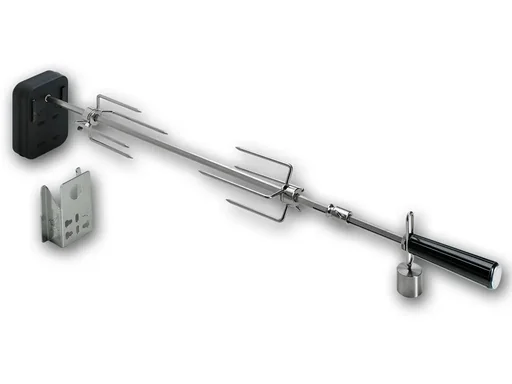 "Rotisserie Set mit Batteriemotor - für: 47 und 50 cm Kugelgrill für Smokin# PizzaRing image"