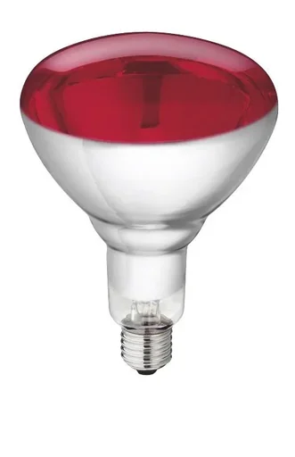 "Hartglaslampe in rot, 250 W für Wärmestrahlgeräte image"