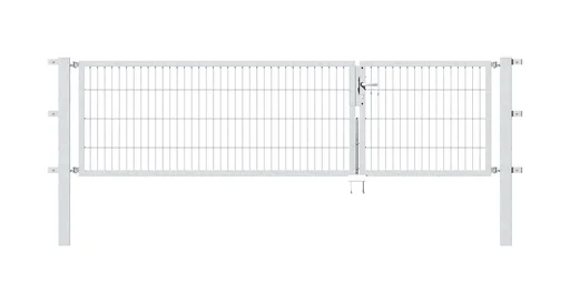 "Doppeltor-Set Flexo inkl. Pfosten 1 + 2 x 1 m feuerverzinkt image"