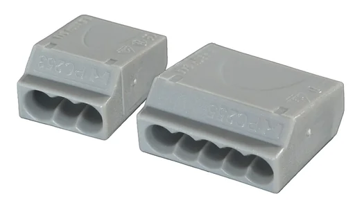 "Stecklemmen, 100 Stk, 3 x 1,0 - 2,5 mm², grau image"