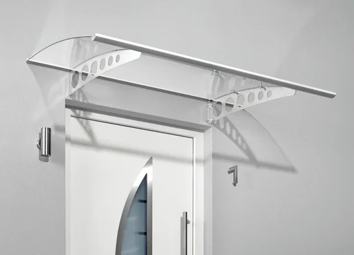"Pultvordach Typ PT/ET, 2400 x 900 x 225 mm, Edelstahl - 24 kg image"