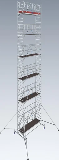 "STABILO Fahrgerüst Serie 10, Feldlänge 2,50 m, Arbeitshöhe ca. 13,40 m image"