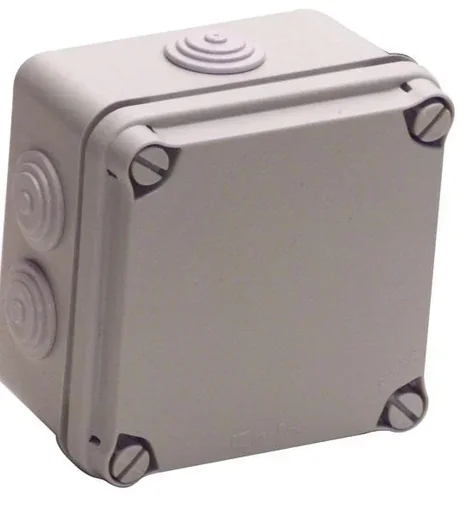 "AP-FR- Abzweigkasten, IP65, grau, 162 x 116 x 76 mm image"