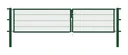 Doppeltor Flexo mit Zubehör, grün, Breite 350 cm, Höhe 100 cm, PF: 80x80 cm
