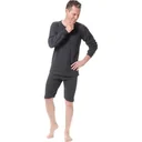 Unterhose, knielang, ohne Eingriff, anthrazit, Gr. 5