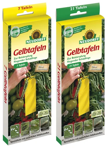 "Gelbtafel kleinformat 7,5 x 20 cm - 7 Stück image"