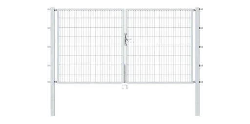 "Doppeltor Flexo mit Zubehör, feuerverzinkt, Breite 350 cm, Höhe 120 cm, PF: 80x80 cm image"