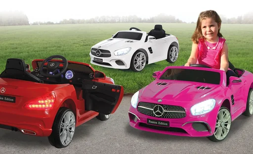 "Ride-on Mercedes-Benz SL 400 weiß 12V image"