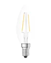 LED STAR FILAMENT Kerze mit 2,5 Watt, E14, klar, kaltweiß