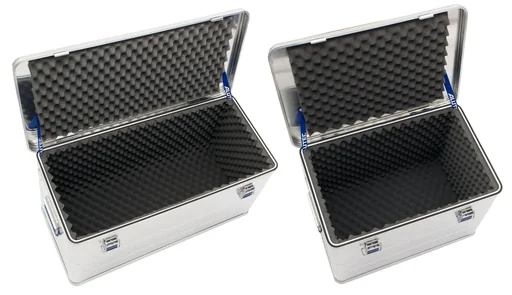 "Aluminium Box COMFORT 92 Transportkiste, 780 x 385 x 367 mm mit Schaumstoffauskleidung image"