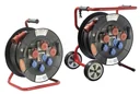 Profi-Trommel Mammut 460 Version 2, 40m, 3 Steckdosen 230V, 3+1-CEE Steckdosen, mit klappbarem Fußgestell