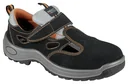 Sicherheits-Sandale S1 safety&more schwarz-grau, Gr. 40