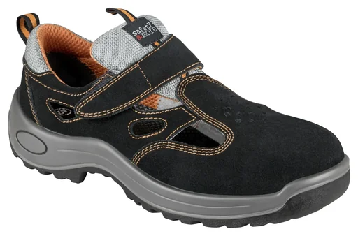 "Sicherheits-Sandale S1 safety&more schwarz-grau, Gr. 40 image"