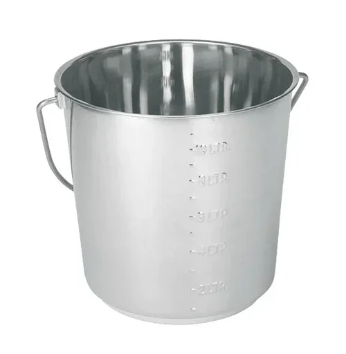 "Edelstahl Eimer 5,7 l, 20 cm hoch image"