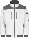 Funktionsblouson, weiss-grau, Gr. L