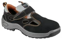 Sicherheits-Sandale S1 safety&more schwarz-grau, Gr. 41