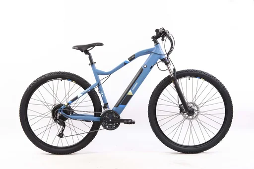 "Unisex Alu MTB E-Bike, 27,5 Zoll, 27-Gang Kettenschaltung, blau, Aufsteiger M923 Hardtail image"