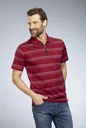 Poloshirt gestreift, Farbe rot, Gr.L