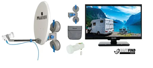 "Pro TV Camping Set mit Tragetasche, 19 Zoll LED-TV image"