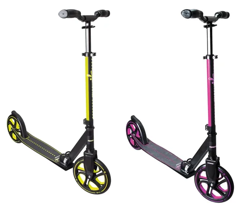 "Aluminium Scooter Pro, Tretroller, 215 mm, ABEC 7, für Kinder und Erwachsene, höhenverstellbar, lime image"