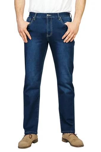 "Joggpants aus Stretchdenim, Farbe bluestone, Gr. 58 image"