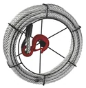 Zugseil für Seilzuggeräte, Seillänge 20 m, Nutzlast 800 kg, Ø: 8,3mm