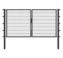 Doppeltor Flexo mit Zubehör, anthrazit, Breite 400 cm, Höhe 160 cm, PF: 8 x 8 cm