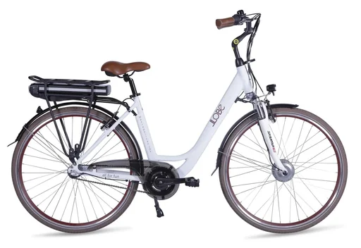 "Unisex City E-Bike 28 Zoll, Rahmengröße 50 cm, 7-Gang Nabenschaltung, Metropolitan Joy 2.0, Modernwhite 10Ah image"