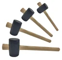 Gummihammer schwarz, 75mm