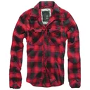 Karohemd rot/schwarz, Gr.5XL