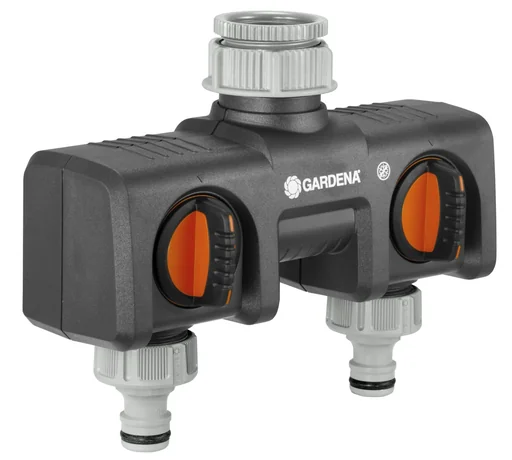 "2-Wege-Wasserverteiler mit 26,5 mm (G 3/4") und 33,3 mm (G 1") Gewinde image"