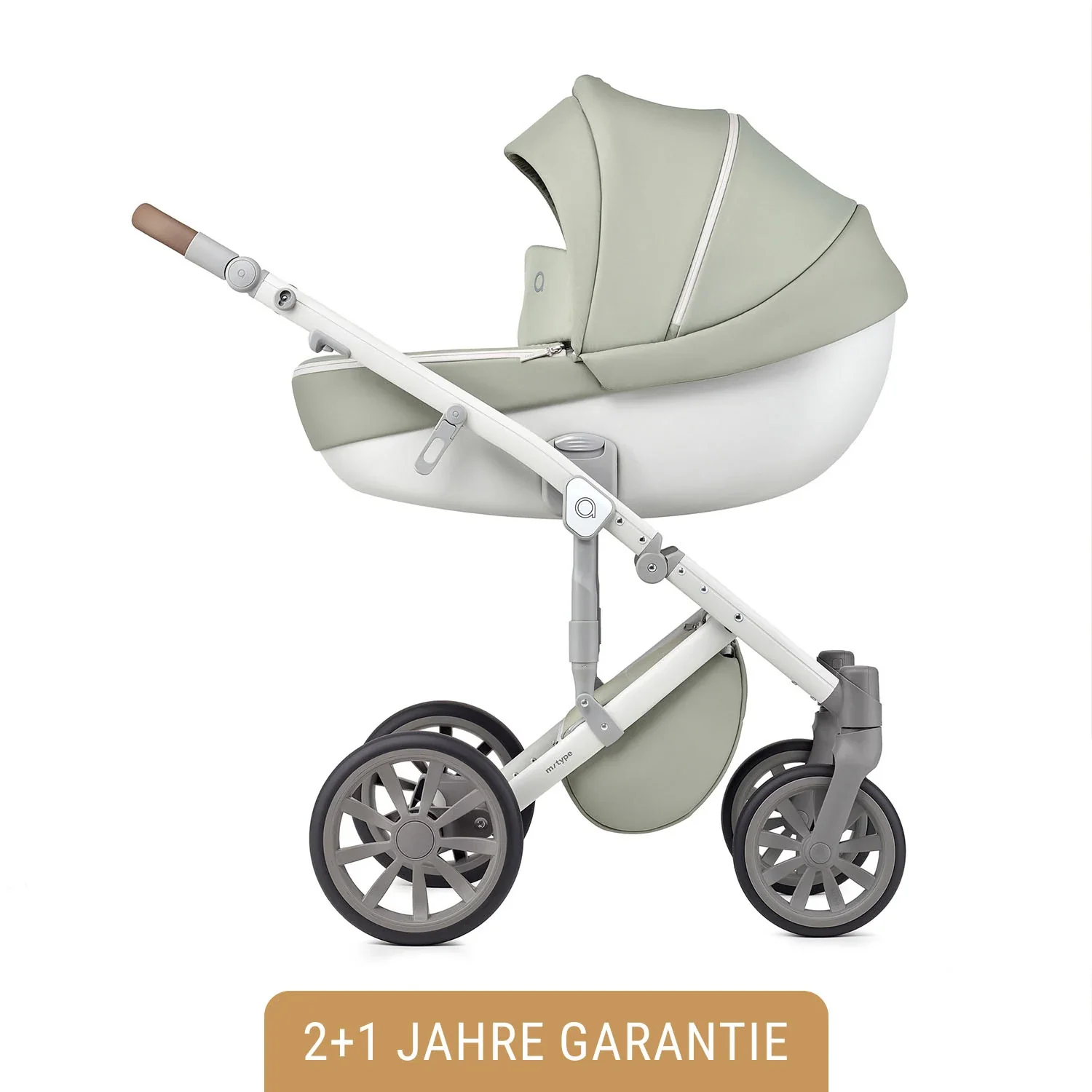 Anex Kinderwagen - m/type 3in1, Farbe Kinderwagen: Minty