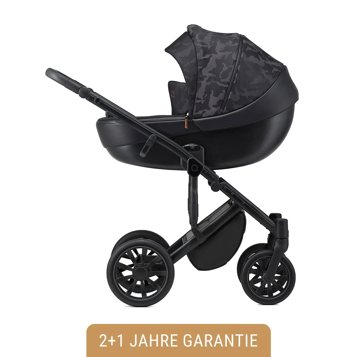 Anex Kinderwagen - m/type 3in1, Farbe Kinderwagen: Hide