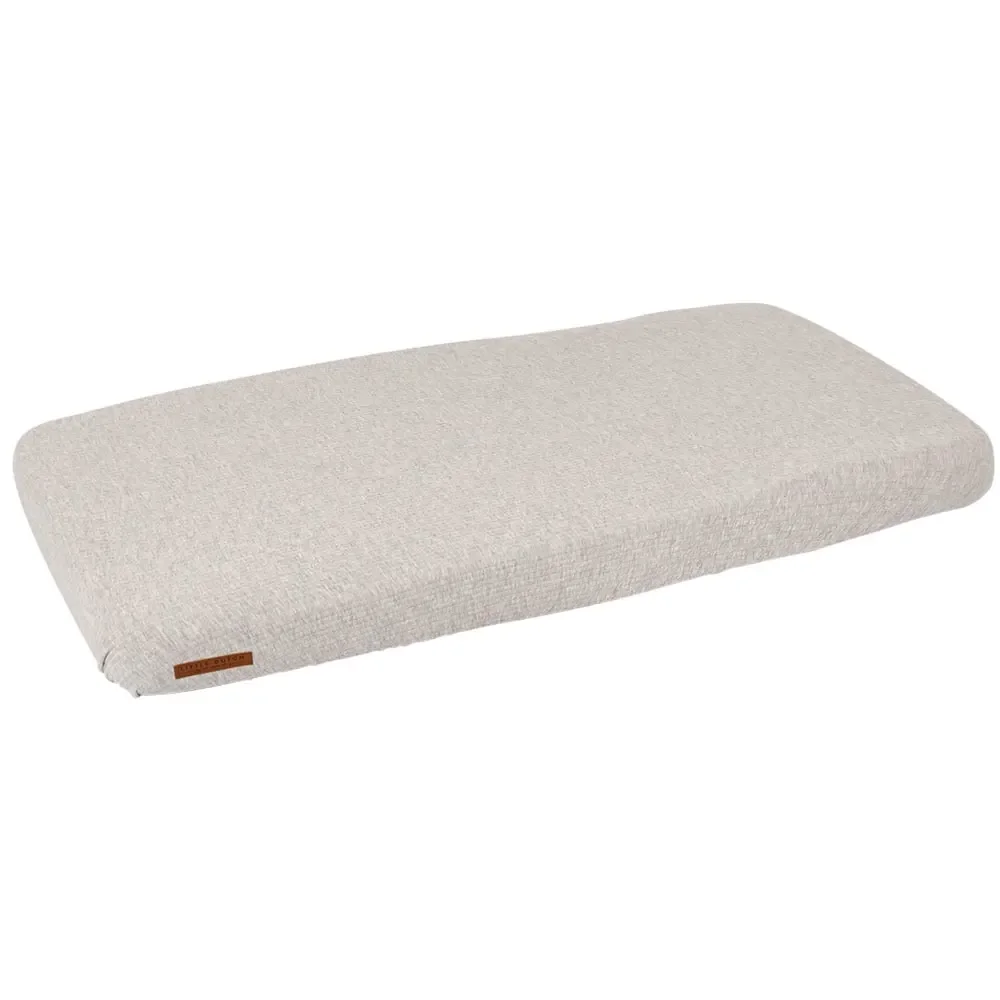 Little Dutch Bettlaken Babybett uni grau Pure Grey