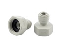 Hose connector, Hose adapter 3/4" for 3/8" - Screw-on connector for beer & air lines