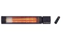 IR heater, dimmable with remote control, 2000W 230V, IP55, black