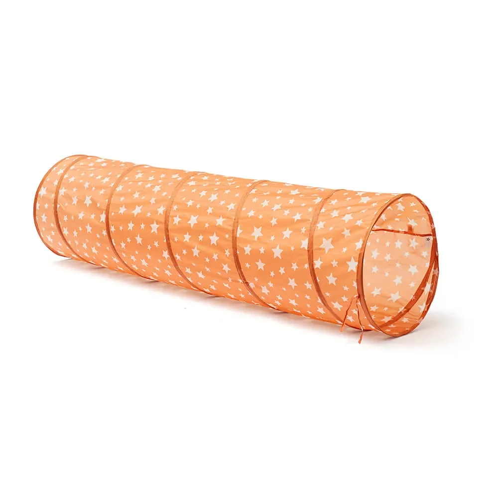 Kids Concept Spieltunnel Sterne braun