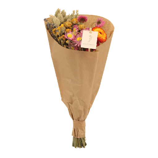"Trockenblumen Feldblumenstrauß Multi - Ø15cm - ↕35cm image"