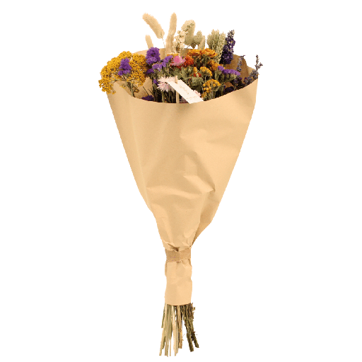 "Trockenblumen Feldblumenstrauß Multi - Ø25cm - ↕60cm image"