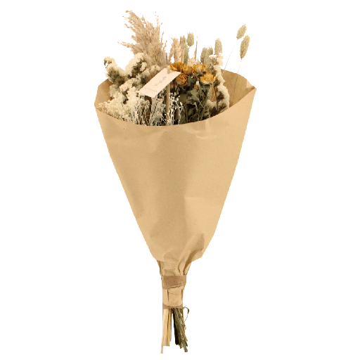 "Trockenblumen Feldblumenstrauß Natürlich - Ø20cm - ↕50cm image"