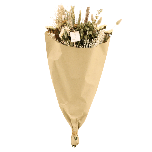 "Trockenblumen Feldblumenstrauß Natürlich - Ø25cm - ↕60cm image"
