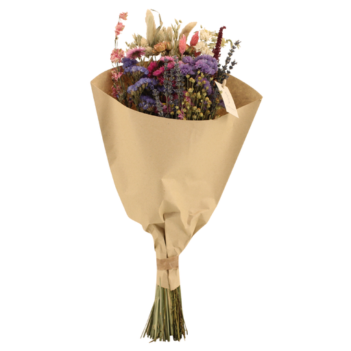 "Trockenblumen Feldblumenstrauß Rosa - Ø20cm - ↕50cm image"