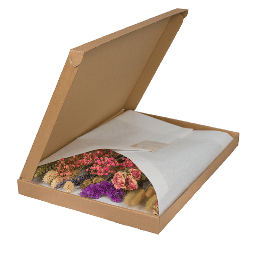 "Trockenblumen im Briefkasten  - Pink image"
