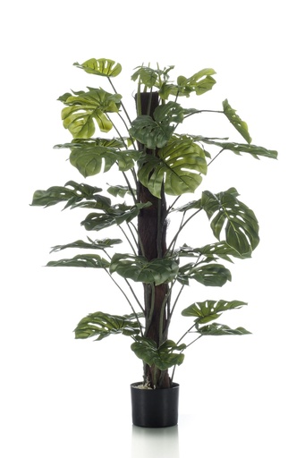 "Kunstpflanze - Monstera Deliciosa - Löcherpflanze - 120 cm image"